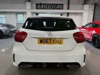Used Mercedes A160 AMG line 102 HP (75 kW) 2017 White Hatchback