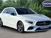 Used Mercedes A250 AMG line 224 HP (164 kW) 2022 White Hatchback