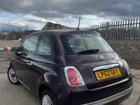 Used Fiat 500 Lounge 85 HP (62 kW) 2013 Mauve/purple Hatchback