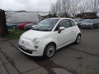 Used Fiat 500 Lounge 69 HP (50 kW) 2011 White Hatchback