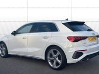 Used Audi A3 S-Line 150 HP (110 kW) 2021 White Hatchback