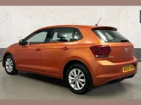 Used VW Polo SE 64 HP (47 kW) 2018 Orange Hatchback