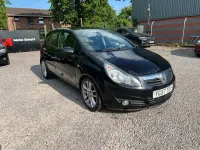 Used Vauxhall Corsa 89 HP (65 kW) 2007 Black Hatchback
