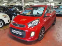 Used Kia Picanto 85 HP (62 kW) 2015 Red Hatchback