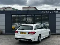 Used Mercedes C220 AMG Line Premium Plus 170 HP (125 kW) 2016 White Estate