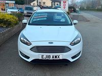 Used Ford Focus Zetec 120 HP (88 kW) 2018 White Estate