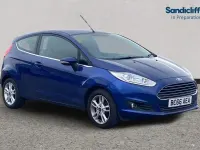 Used Ford Fiesta Zetec 82 HP (60 kW) 2017 Blue Hatchback