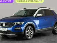 Used VW T-Roc Design 110 HP (80 kW) 2021 Blue SUV