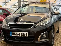 Used Peugeot 108 Allure 82 HP (60 kW) 2014 Black Hatchback