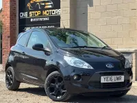 Used Ford Ka Zetec 2016 Black Hatchback