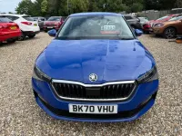 Used Skoda Scala SE 115 HP (84 kW) 2020 Blue Hatchback