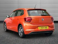 Used VW Polo SE 65 HP (47 kW) 2019 Orange Hatchback