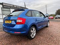 Used Skoda Rapid SE 90 HP (66 kW) 2017 Blue Hatchback