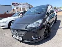 Used Vauxhall Corsa Edition 115 HP (84 kW) 2016 Black Hatchback