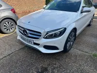 Used Mercedes C350e Premium 2016 White Estate