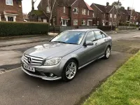 Used Mercedes C220 2009 Silver Sedan