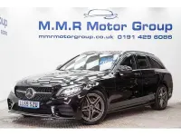 Używany Mercedes C220 AMG line 2019 Czarny Kombi