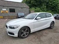 Used BMW 118 Sport Line 136 HP (100 kW) 2018 White Hatchback