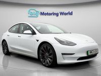 Used Tesla Model 3 2021 White Sedan