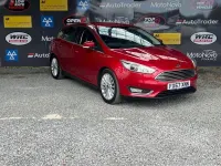 Used Ford Focus Titanium X 182 HP (133 kW) 2017 Red Hatchback