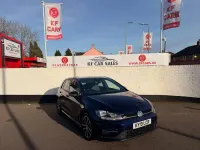 Used VW Golf VII R-line 150 HP (110 kW) 2019 Blue Hatchback