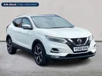 Used Nissan Qashqai Tekna+ 140 HP (102 kW) 2018 White SUV
