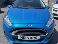Used Ford Fiesta Titanium 101 HP (74 kW) 2015 Blue Hatchback