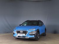 Used Hyundai Kona Premium 177 HP (130 kW) 2018 Blue SUV