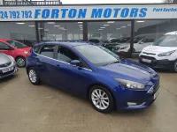 Used Ford Focus Titanium 2016 Blue Hatchback