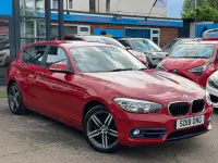 Used BMW 120 Sport Line 184 HP (135 kW) 2018 Red Hatchback