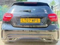 Used Mercedes A200 AMG line 136 HP (100 kW) 2017 Black Hatchback