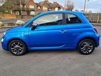 Used Fiat 500 Sport 70 HP (51 kW) 2021 Blue Hatchback