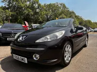 Used Peugeot 207 CC Sport 120 HP (88 kW) 2008 Black Cabriolet