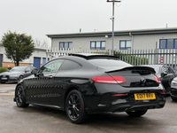 Used Mercedes C220 AMG Line Premium 170 HP (125 kW) 2017 Black Coupe