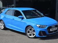 Used Audi A1 Sportback S-Line 95 HP (69 kW) 2020 Turbo blue Hatchback