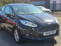 Used Ford Fiesta Zetec 82 HP (60 kW) 2016 Black Hatchback