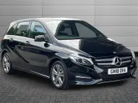 Used Mercedes B200 Exclusive 156 HP (114 kW) 2018 Cosmos black Hatchback