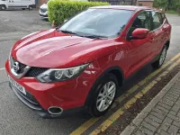 Second-hand Nissan Qashqai Acenta 110 CP (80 kW) 2017 Roșu SUV