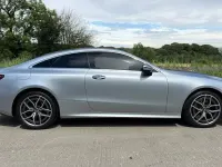 Used Mercedes E220 AMG line 194 HP (142 kW) 2021 Silver Coupe