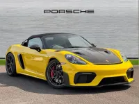 New Porsche 718 500 HP (367 kW) 2025 Yellow Cabriolet