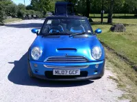 Begagnad Mini Cooper S Cabriolet 2007 Blå Cab