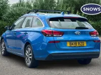 Used Hyundai i30 SE 110 HP (80 kW) 2017 Blue Estate