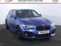 Used BMW 118 M Sport 136 HP (100 kW) 2019 Blue Hatchback