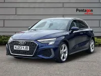Used Audi A3 S-Line 147 HP (108 kW) 2023 Blue Sedan