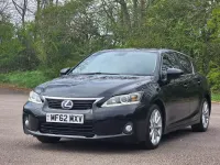 Used Lexus CT200h 134 HP (98 kW) 2012 Black Hatchback
