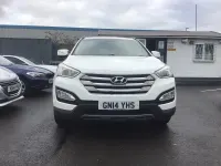 Used Hyundai Santa Fe Premium 197 HP (144 kW) 2014 White SUV