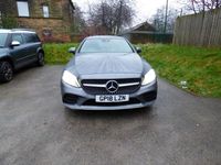 Used Mercedes C220 AMG Line Premium 190 HP (139 kW) 2018 Grey Coupe