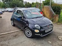 Used Fiat 500 Lounge 2015 Black Hatchback