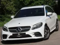 Used Mercedes C220 AMG Line Premium 191 HP (140 kW) 2019 White Estate