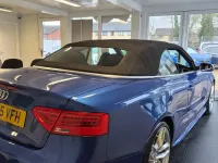 Used Audi A5 Cabriolet Advanced 500 HP (367 kW) 2015 Blue Cabriolet